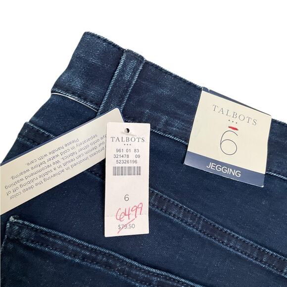 Talbots Women's Jeggings Blue Jeans Size 6 NWT - Picture 6 of 9